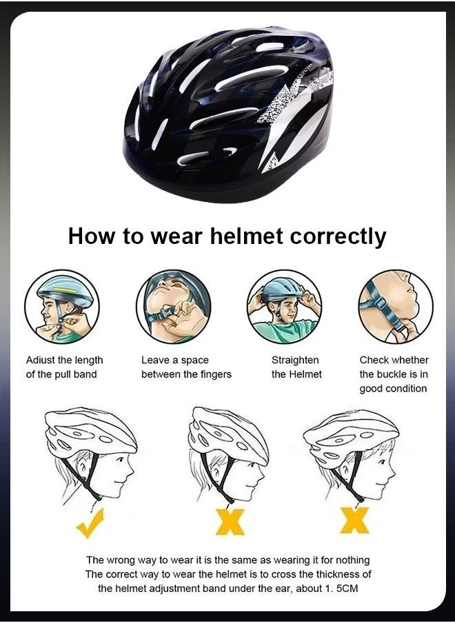 DBLEW Adult Mountain Road Bike Cycling Helmet Adjustable Multi Sports For Skating Scooter Unisex Safety Protection  - Image 2