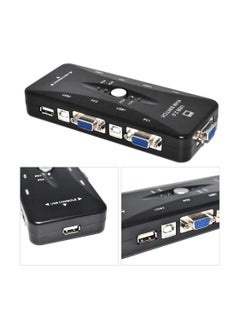 Generic 4-Port USB 2.0 KVM Switch compatible with computer monitor, video sharing screen, keyboard and mouse.  - Image 5
