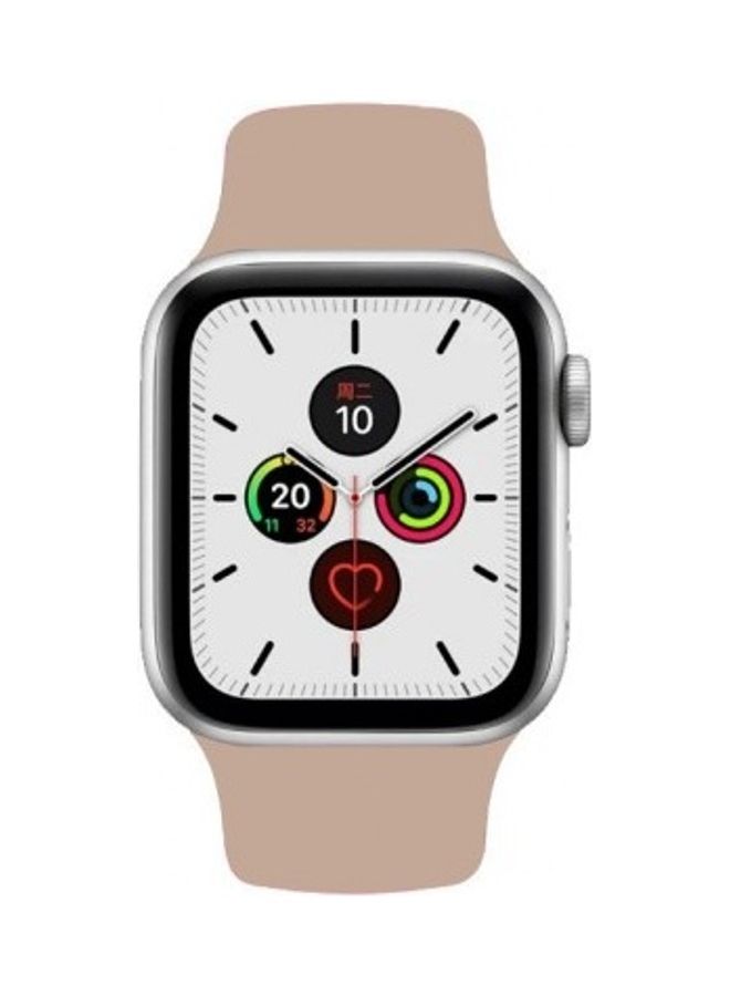 NIBEMINENT Silicone Replacement Band For Apple Watch 42/44mm Walnut - Image 3