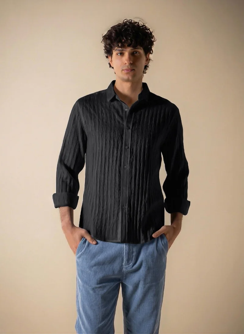 شايبس SOFT TEXTURED TENCEL SHIRT