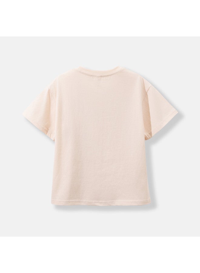 Bumblebee Boys' T-shirt Short Sleeve 2025 Summer New Collection breathable & Versatile Top For Big Kids solid Color Casual Tee Trendy Children's Wear - Image 5