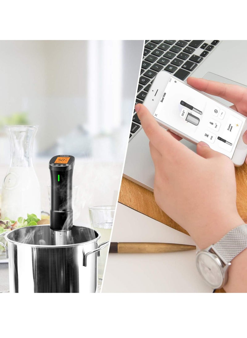 INKBIRD - INKBIRD Culinary Sous Vide ISV-200W Wi-Fi Precision Cooker Immersion Circulator with Stainless Steel Components - Image 1