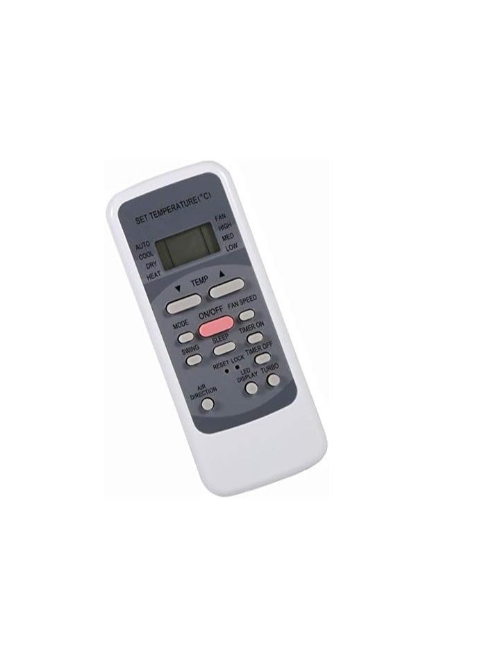 Universal Remote Control Replacement for Midea Air Conditioner (Type: R51M/E) - Easy to Use, No Setup Required, Fully Compatible, Battery Included