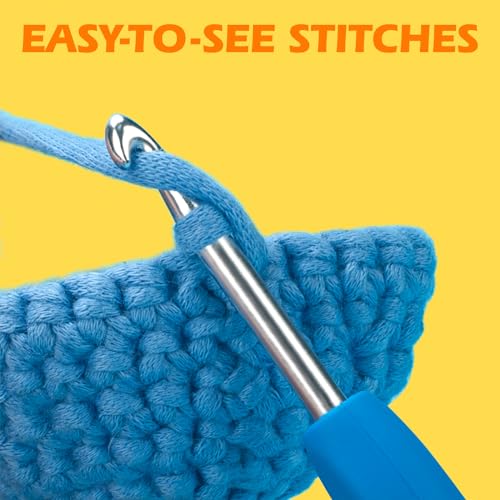 Coowayze Crochet Yarn for Beginners, Cotton Yarn for Crocheting, 3 Pack×1.8 oz Amigurumi Yarns with Easy-to-See Stitches and No Split, Worsted Medium # 4 Yarn, Cotton-Nylon Blend,Thick & Soft - Image 5