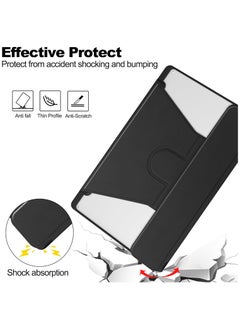 General Case Compatible with Samsung Galaxy Tab S10 Ultra 14.6 Inch 2024 Tablet Leather Case with Pencil Holder 360° Rotating Swivel Stand  - Image 3