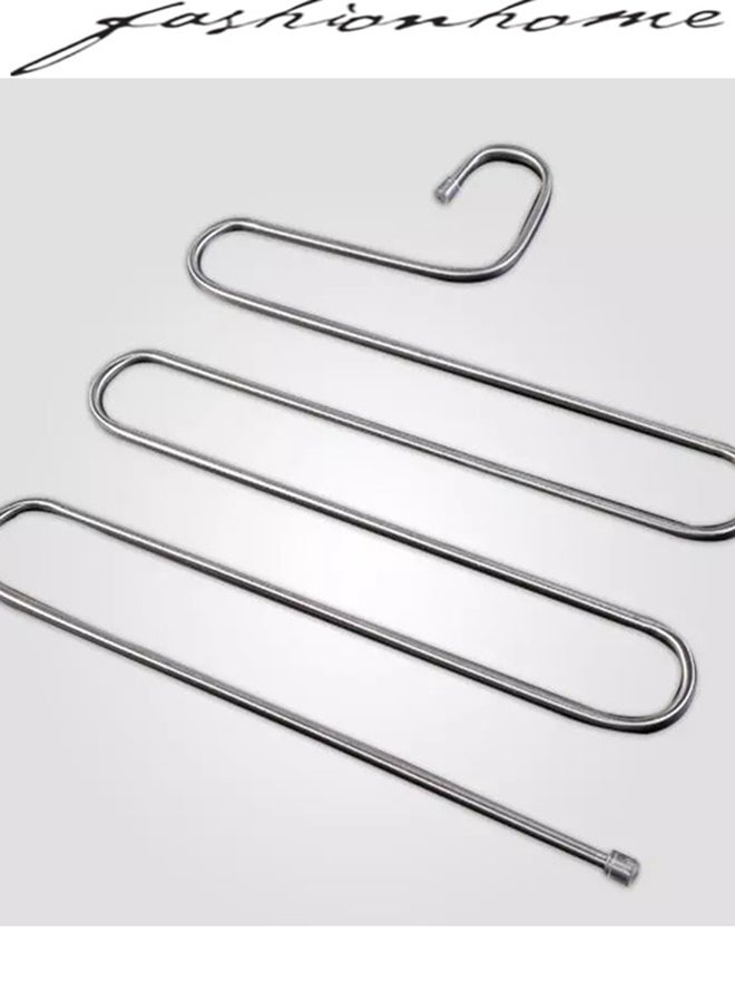 Stainless Steel Pents Hanger Silver 36x38cm - Image 2