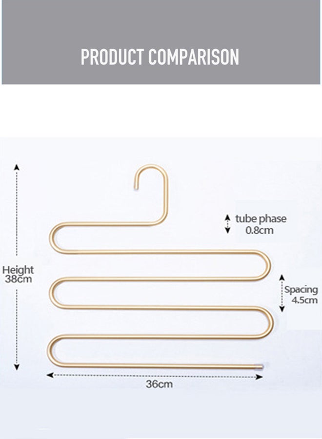 Stainless Steel Pents Hanger Silver 36x38cm - Image 5