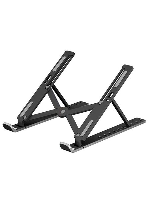 Portable Laptop Stand for Desk with Large Anti-Slip Pads - Adjustable 7 Angles Computer Riser - Foldable Laptop Holder Compatible 10-15.6” Laptops