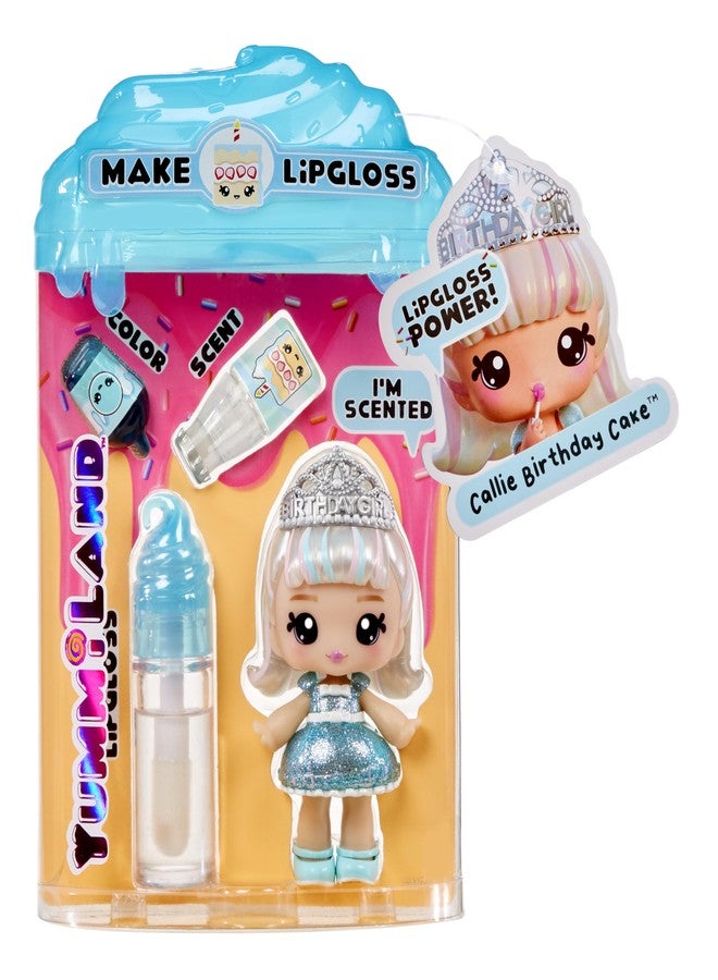 Yummiland Lipgloss Doll- Callie Birthday Cake, Ages 4+ - Image 2