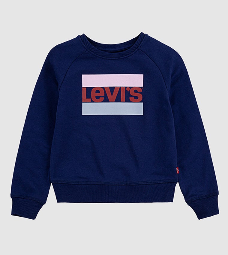 Levi's Brand Logo Crew Neck Sweatshirt