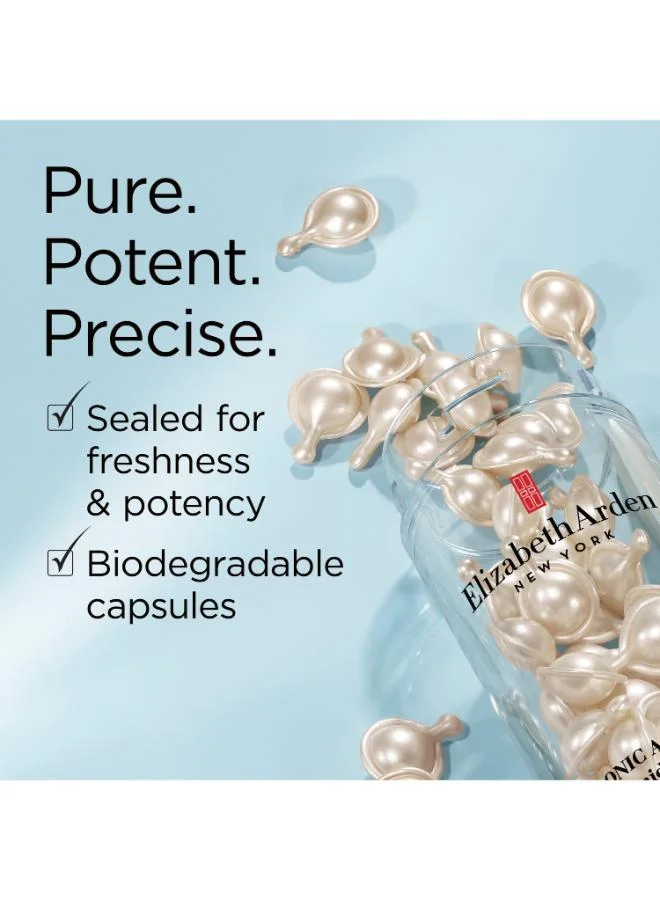 Elizabeth Arden Hyaluronic Acid + Peptides Ceramide Capsules Hydra-Plumping Serum, 60-Piece