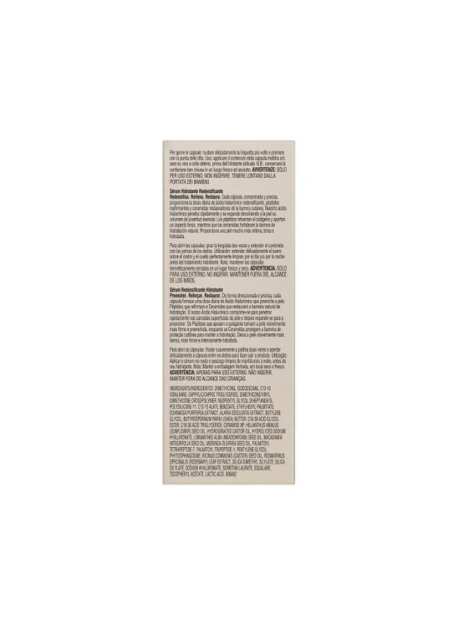 Elizabeth Arden Hyaluronic Acid + Peptides Ceramide Capsules Hydra-Plumping Serum, 60-Piece