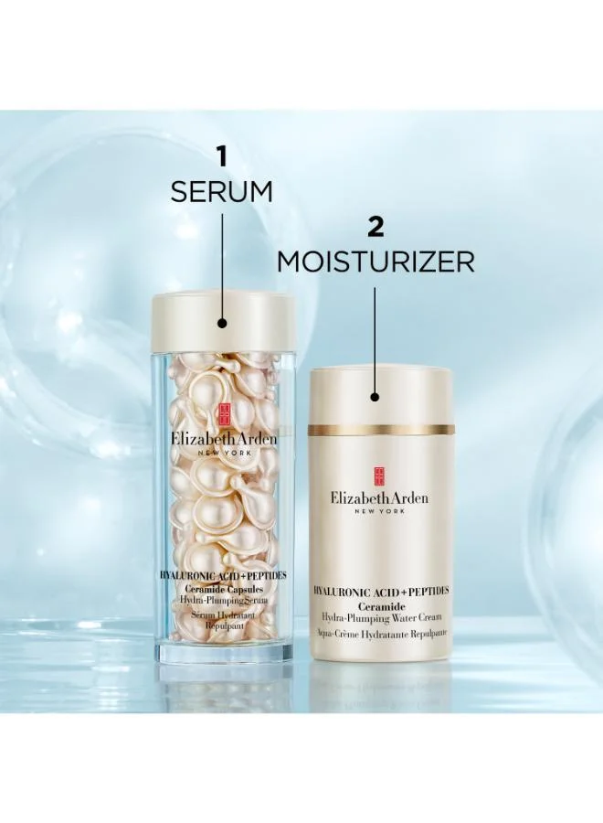 Elizabeth Arden Hyaluronic Acid + Peptides Ceramide Capsules Hydra-Plumping Serum, 60-Piece