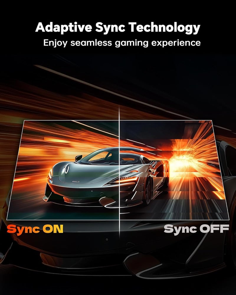 KTC 27 Inch Gaming Monitor 200Hz, 1440P Monitor with Speakers, Up to 210Hz Computer Monitors Fast IPS 1ms, 131% sRGB, Adaptive Sync, Tilt/Swivel/Pivot/Height Adjustment, HDMI DisplayPort, White H27T6 - Image 4