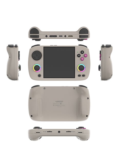 RG CubeXX Handheld Game Console H700 quad-core ARM 3.95-inch IPS screen 3800Mah WIFI Bluetooth Retro Video Players(Grey 32+128G)