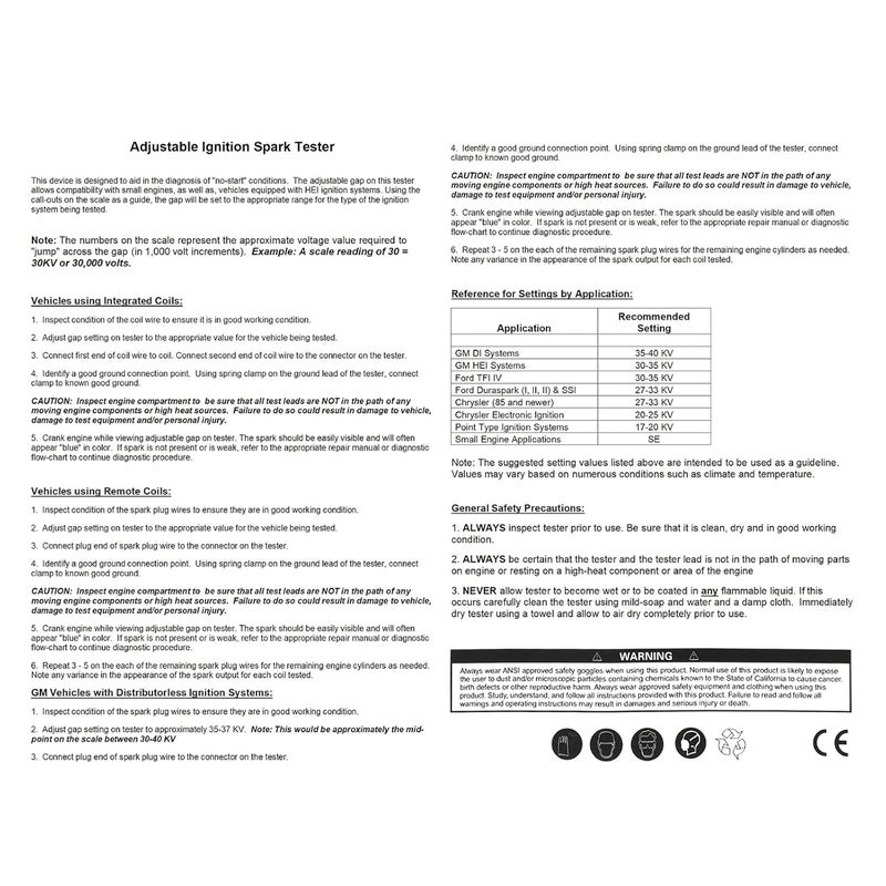 OriGlam جهاز اختبار شمعات الإشعال من أوريغلام، جهاز اختبار لفائف الإشعال القابل للتعديل - Image 5