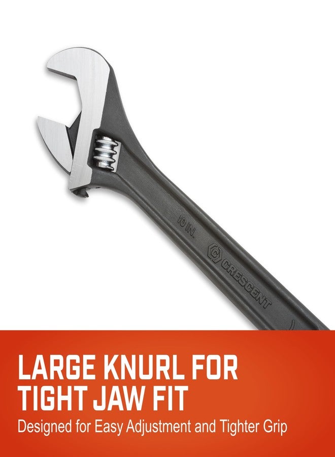 كريسنت مفتاح ربط كريسنت أسود قابل للتعديل، مقاس ١٠ بوصات، معبأ في علبة - AT210BK - Image 2