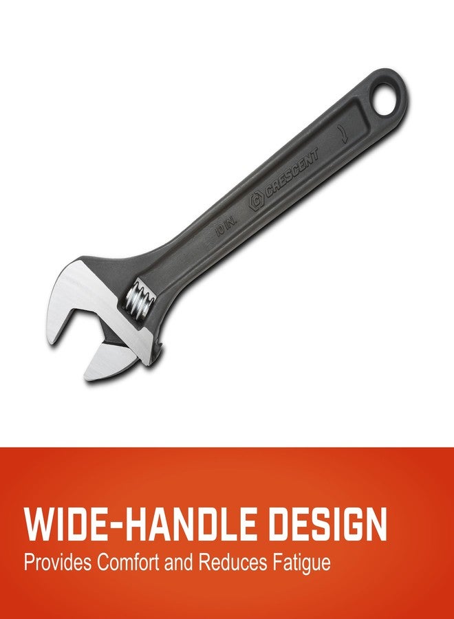 كريسنت مفتاح ربط كريسنت أسود قابل للتعديل، مقاس ١٠ بوصات، معبأ في علبة - AT210BK - Image 4