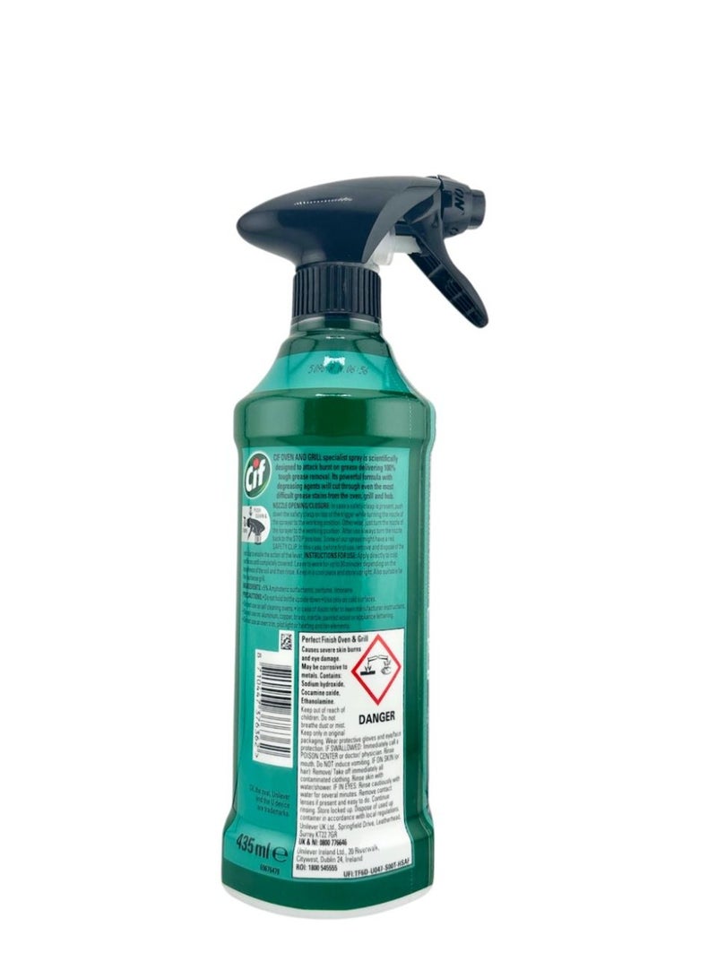 سى اى اف سيف بيرفكت فينيش للفرن والشواية، مزيل قوي للدهون بنسبة 100%، آمن لمناطق تحضير الطعام، 435 مل - Image 2