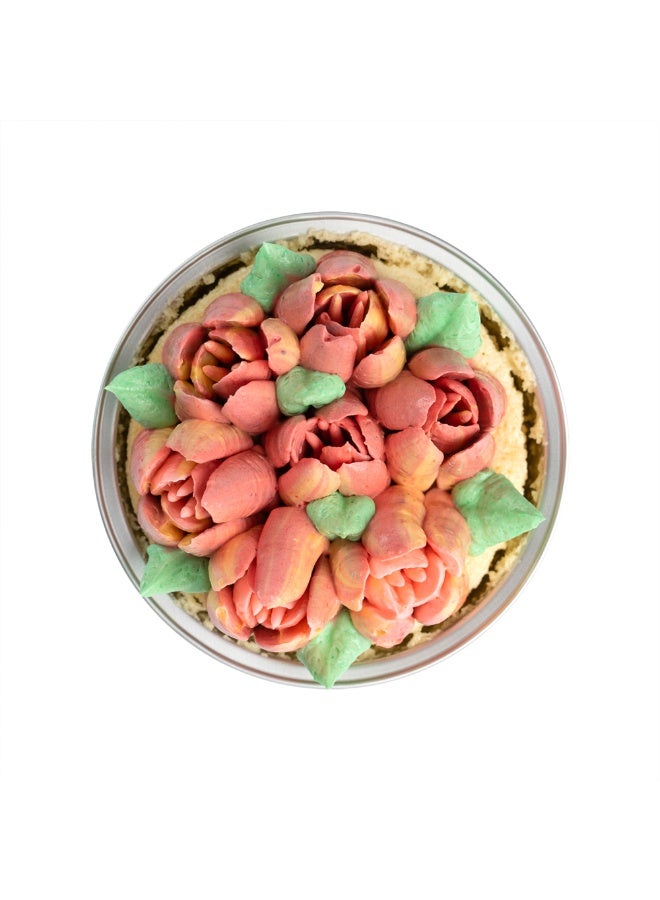 Restaurantware رأس أنابيب روسي، رأس أنابيب لتزيين كعكة الورد - #10، مقاوم للتآكل، رأس تزيين من الفولاذ المقاوم للصدأ لتزيين الكعك، قابل للغسل في غسالة الصحون، لتزيين الكب كيك، الكعك، أو البسكويت - Image 2