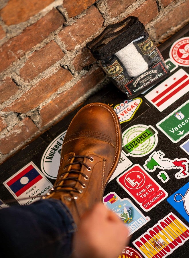 بيكمور مجموعة بيكمور للعناية بالأحذية الجلدية للسفر - إصلاح وتلميع وصقل المنتجات الجلدية أثناء التنقل - Image 2