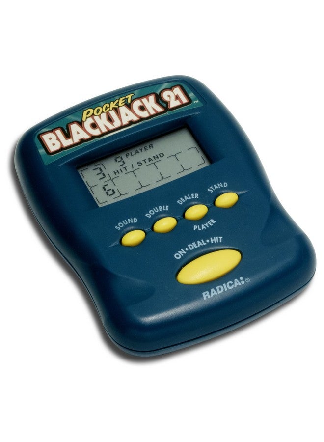 Radica Pocket Blackjack 21 Electronic Handheld Game (1997 Edition) - Image 1