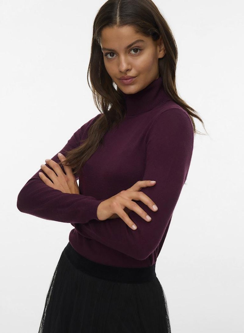 VERO MODA Vmiris Ls Rollneck Pullover Ga Noos - Image 3