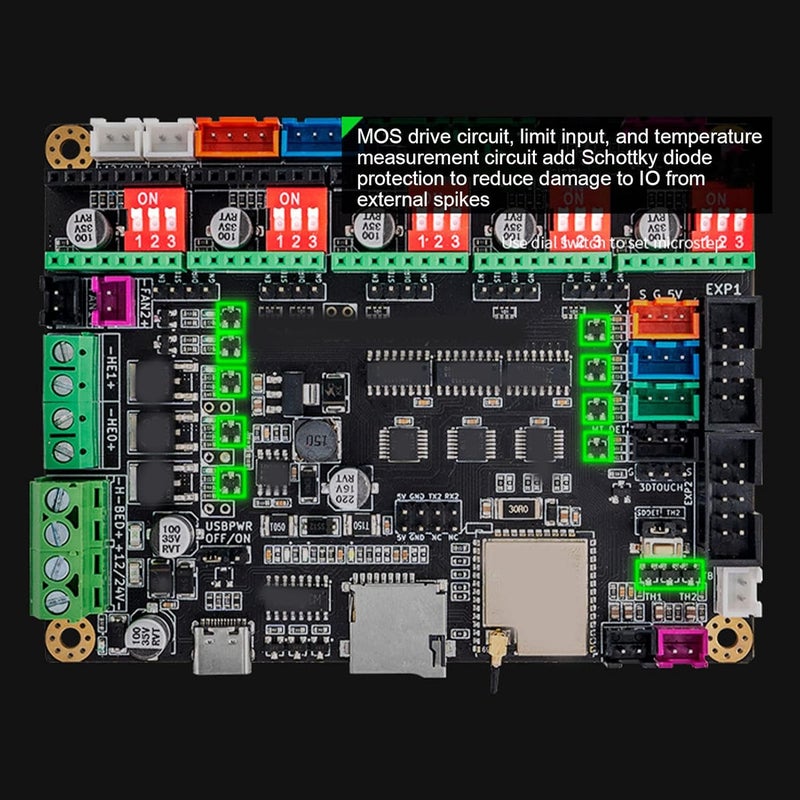 ESP32 3D Printer Motherboard 32 Bit Control Board 240MHz with USB Cable - Image 3