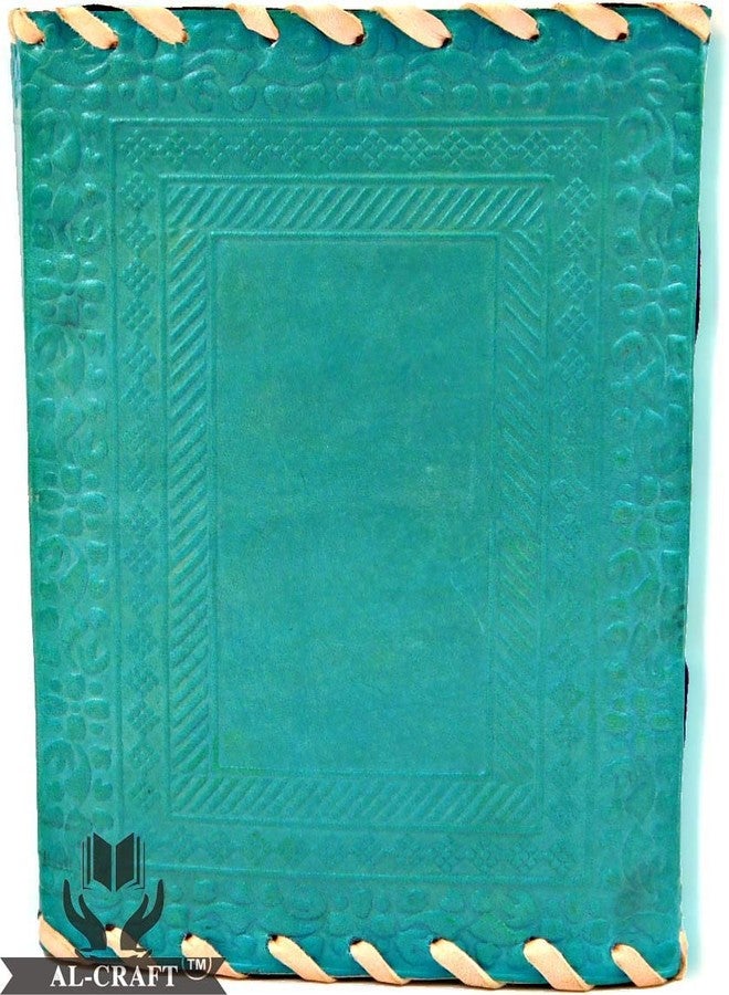 ALCRAFT Leather Diary Journal Notepad Writing Book with Lock & Key Handmade Papers Designed for Home & Office (7x5 (A5) Inches) - Image 3