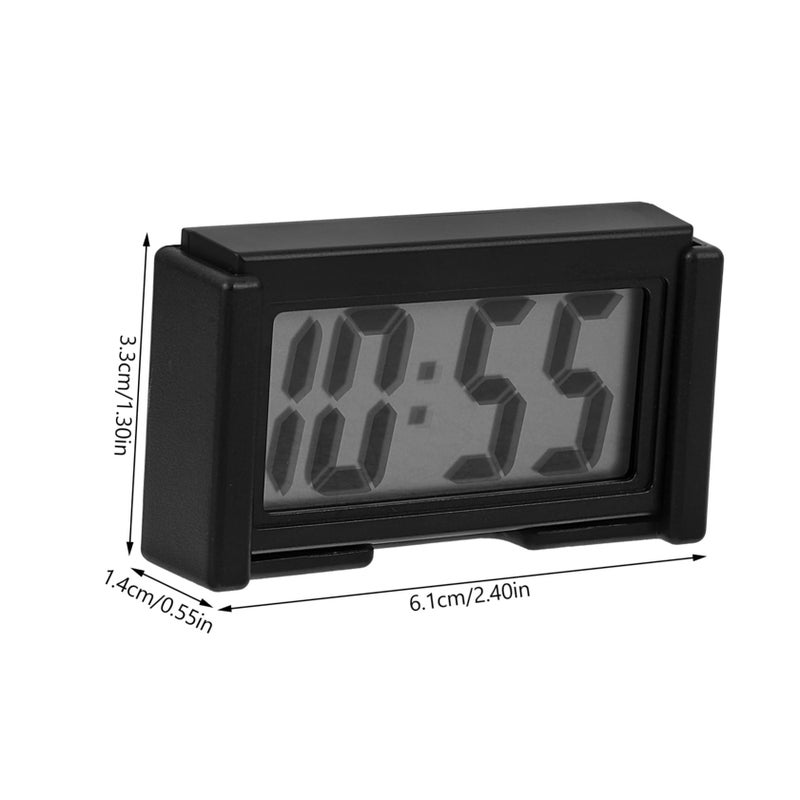 Compact Mini Car Clock Plastic Dashboard Display For Vehicle And Home Use - Image 3