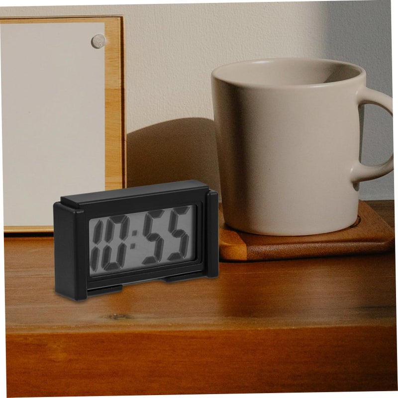 Compact Mini Car Clock Plastic Dashboard Display For Vehicle And Home Use - Image 4