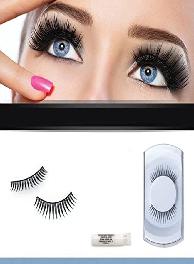 Basicare Styling Eyelashes, False Eyelashes Natural Look Reusable Fake Eyelashes For Women, Adhesive Included, Style 12252 - Image 3