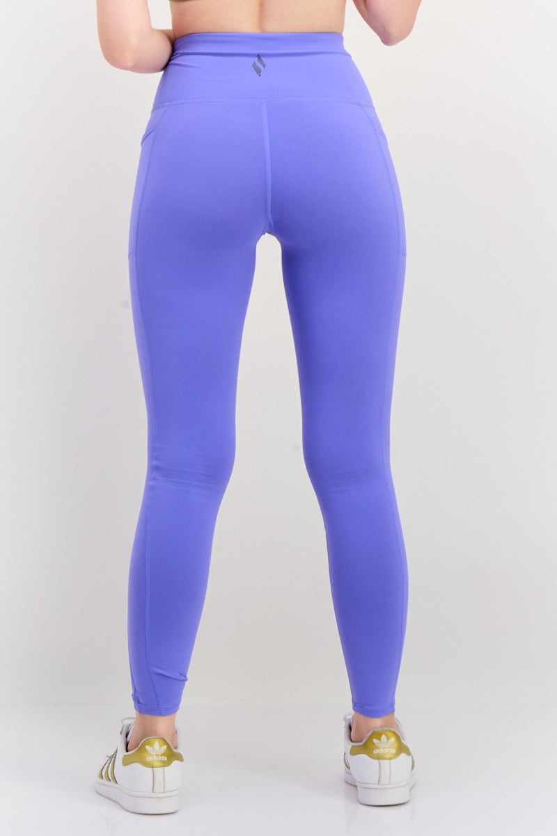 SKECHERS سروال ليجنغ رياضي نسائي مناسب للتدريب، أزرق - Image 3