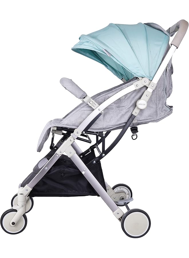 BABY PLUS Bp9495 Foldable And Multifunctional Stroller Green - Image 2