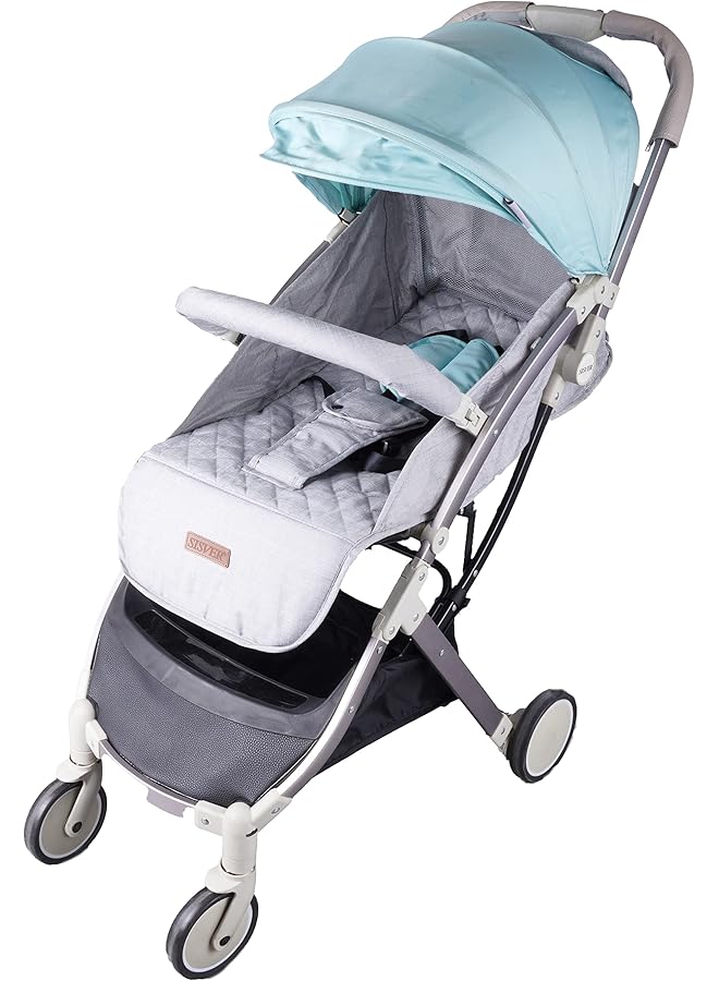 BABY PLUS Bp9495 Foldable And Multifunctional Stroller Green - Image 1