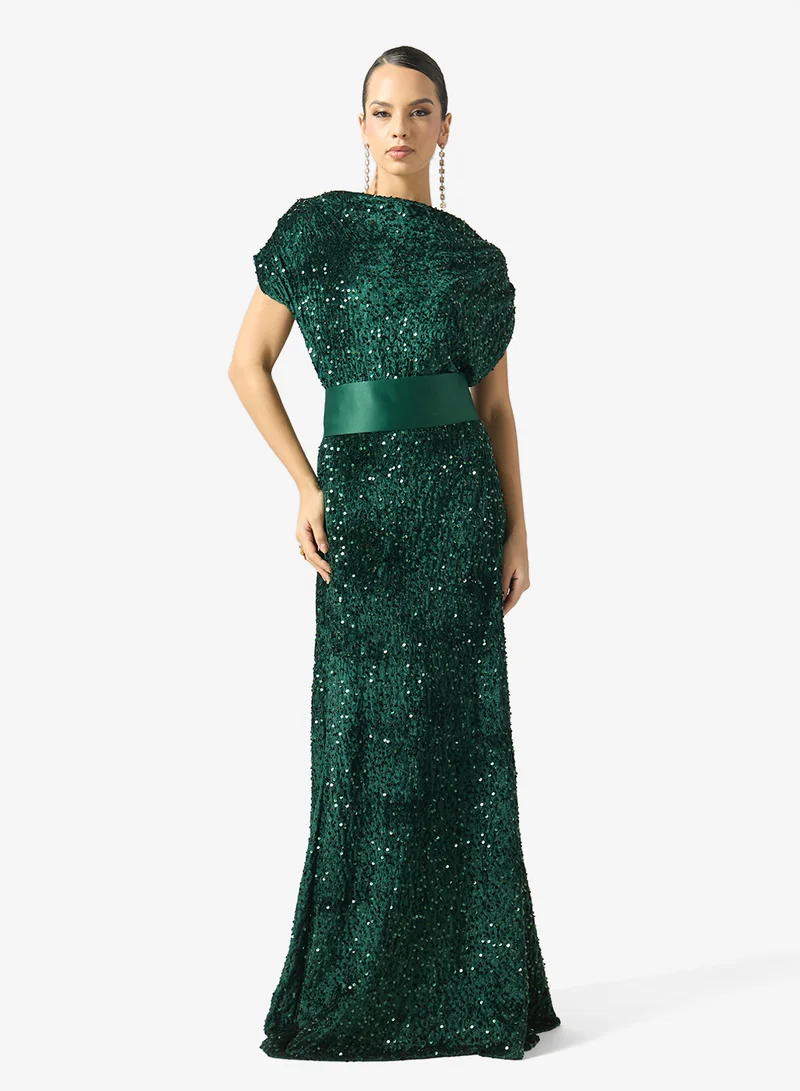Shimmer Evening Gown