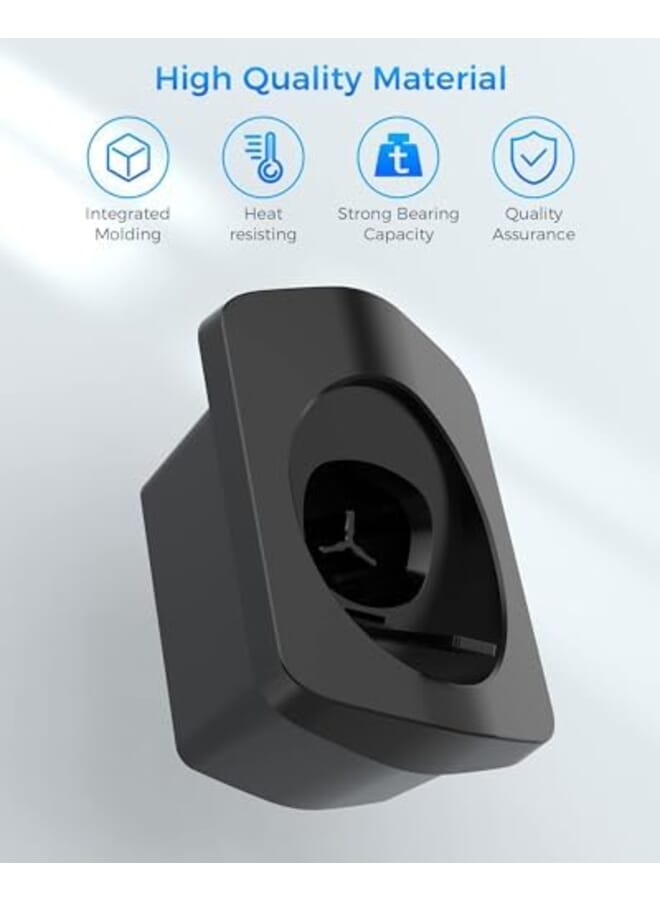 KASTWAVE Mobile Charger Holder Wall Mount Charging Cable Organizer With Anti Drop Design For Mobile Connector Wall Connector For Model 3 Model Y Compatible With Tesla Models Black - Image 3