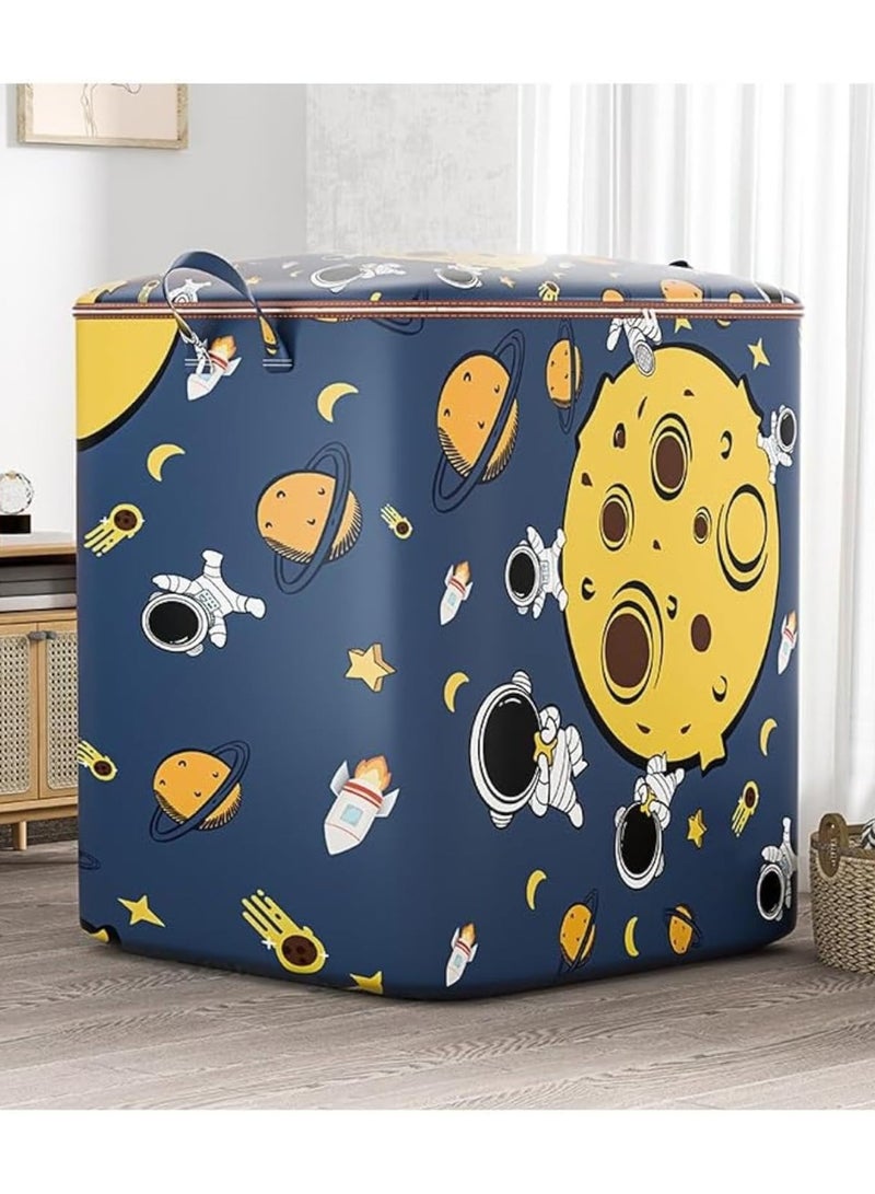 140L Large Storage Bags Clothes Storage Bins Foldable Closet Organizers Storage Containers with Zippers and Handles for Clothing Blanket Comforters Bed Sheets Pillows Toys  - Image 1