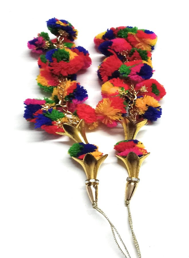 لباس طقم زينة نسائية من ليباس فاشن، مصنوع يدويًا، بتصميم عرقي، مكون من قطعتين (متعدد الألوان) - Image 2