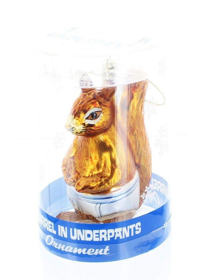 أكوتريمنتس زينة ماكفي أرشي أكوتريمينتس على شكل سنجاب يرتدي سروالاً داخلياً، معيار زجاجي لعيد الميلاد - Image 3