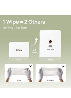 Babycare Babycare - Baby Wipes, Pack of 30 (5 pcs each), BPA-Free, Hypoallergenic, Soft and Gentle, Moisturizing Wipes, Travel-Sized Packs, Alcohol-Free, Non-Toxic, Dermatologist-Tested, Ideal for On-the-Go, Newborn-Safe, Quick Cleanups, Compact and Portable, Fragrance-Free, Everyday Hygiene  - Image 3