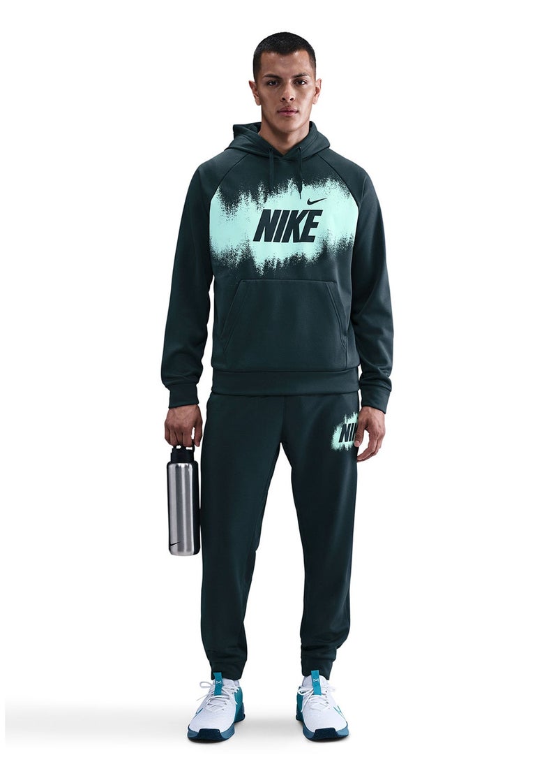 Nike Therma-Fit Graphic Fleece Pullover Hoodie - Image 3