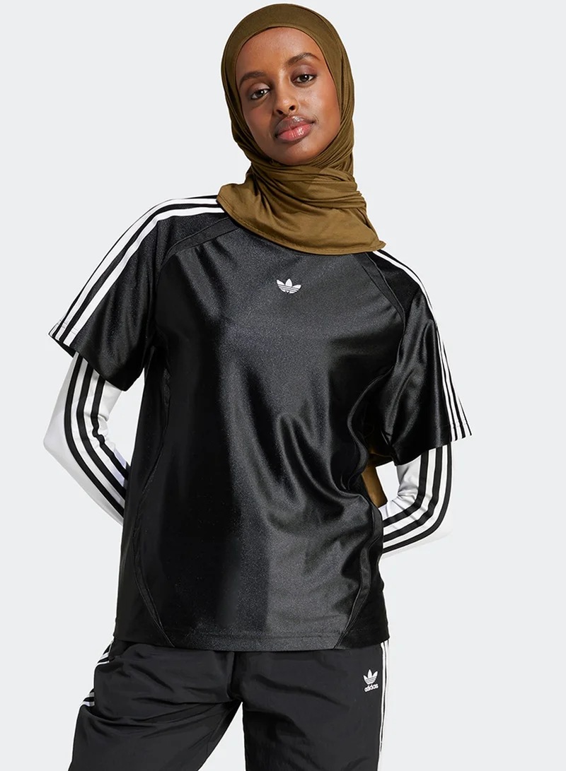 adidas تي شيرت أديداس تيمجيست للنساء أسود أوريجينالز