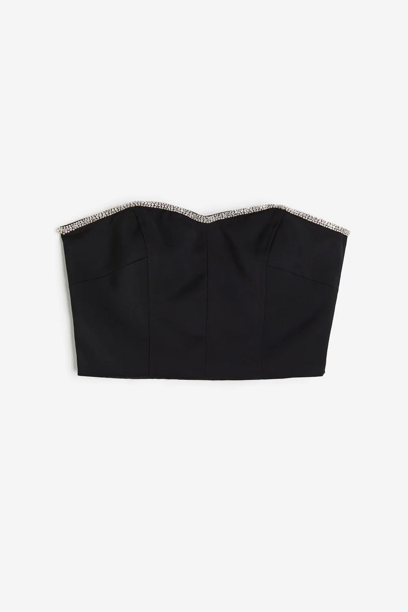 H&M Embellished Bandeau Top
