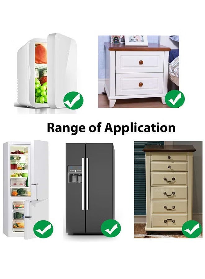 واي جيه قفل نافذة الثلاجة بكابل الأمان مع مجموعة مفاتيح - Image 4