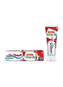 Aquafresh Little Teeth Toothpaste (3-5Y) - 50Ml - Cavity Protection  - Image 2