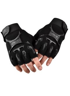 Half Finger Cycling Gloves Black