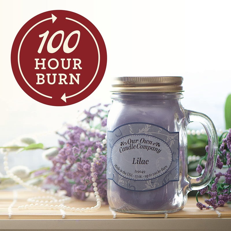 Our Own Candle Company, Christmas Triple Scented Mason Jar Candle, 100 Hour Burn Time, 13 Ounces - Image 2