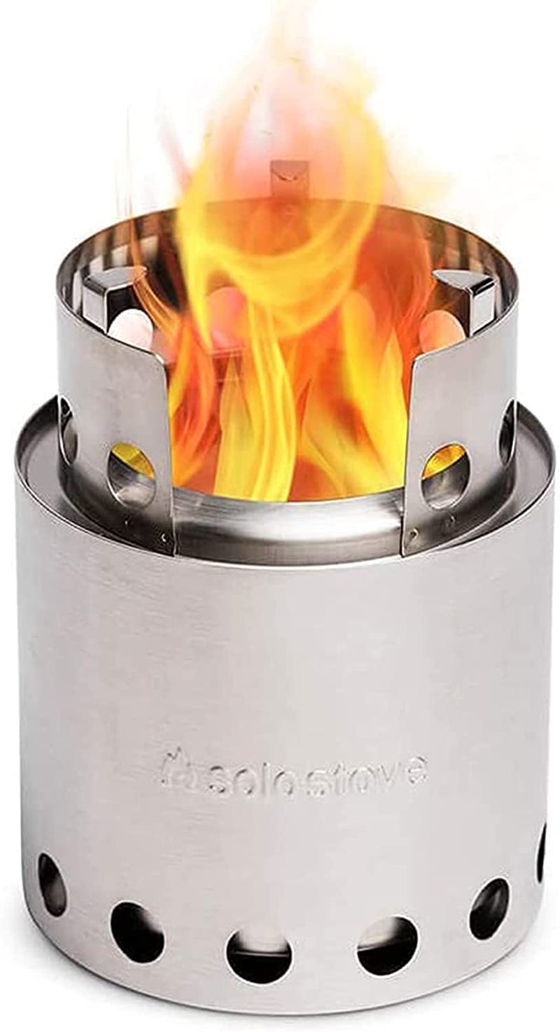 Solo Stove Lite - Portable Camping Hiking and Survival Stove | Powerful Efficient Wood Burning and Low Smoke | Gassification Rocket Stove for Quick Boil | Compact 4.2 Inches and Lightweight 9 Ounces - Image 1