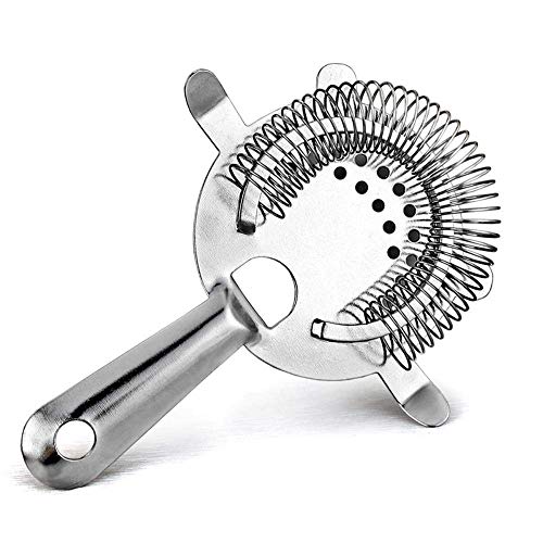 NJ Stainless Steel Bar Strainer Set - Hawthorn, Julep, Fine Mesh: 3 Pcs Set - Image 2